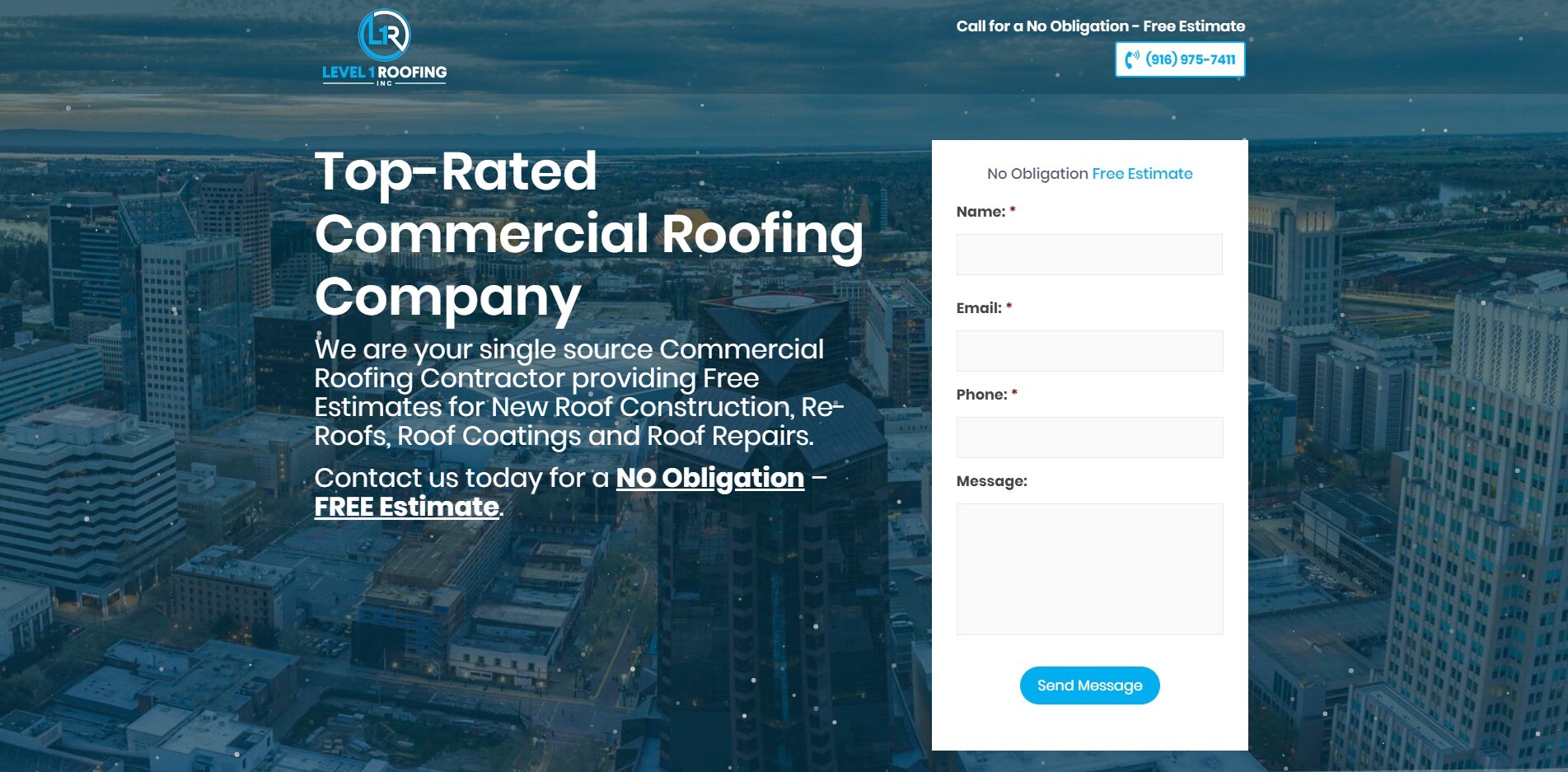 Roofing Web Design